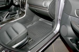 Комплект резиновых автомобильных ковриков в салон MAZDA 6 2002-2007, 4 шт. (полиуретан) nlc3302210 Element Autofamily