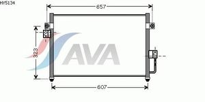 Конденсатор, кондиционер HY5134 Ava