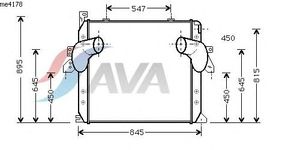 Теплообменник ME4178 Ava