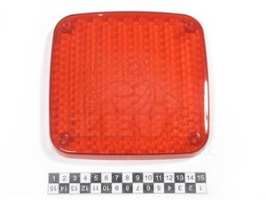 Стекло фонаря HINO 500,700 красное (S815511460) ZEVS (017 RED) 017red Zevs