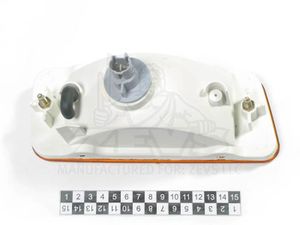 Поворот в бампер левый 047305l Zevs