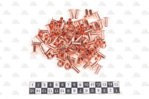 Клепка стальная пустотелая 6x16 mm 1000шт/уп , 16mm, Цена указана за упаковку (1000шт) z6x16s Zevs