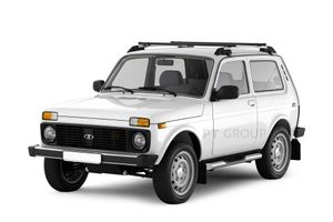 Рейлинги с попереч.проф.1,35 (Серебристый муар) "Усиленный" LADA "4х4 2121" 1993 01210702 PT Group
