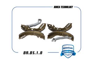 Колодки барабанные к-кт для Hyundai Atos Prime 1999-2007 brbs18 Brave