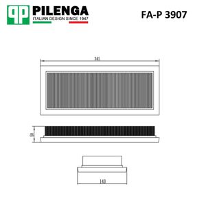 Фильтр воздушный FAP3907 Pilenga