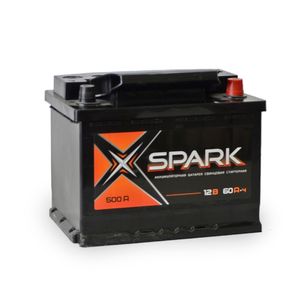 Аккумуляторная батарея (60 Ач Spark п/п (500А д*ш*в 24,2*17,5*19 см)) spa603l Spark