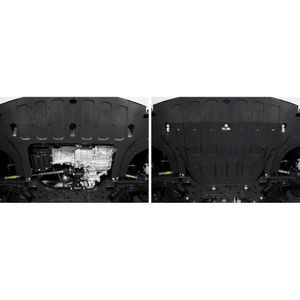 Защита картера и КПП + комплект крепежа, AutoMax, Сталь, Hyundai Solaris 2017-, V - 1.4 1.6/Kia Rio