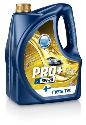 Масло моторное синтетическое Pro+ F 5w20, NESTE, 4 литр;; 117645 Neste
