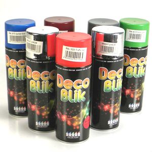 Краска DECO BLIK быстросохнущая, Красный насыщенный, 450 мл. Zollex RAL 3020 ral3020 Zollex