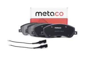 Колодки тормозные передние к-кт 3000062 Metaco