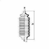 Пыльник, рулевое управление 983784 Ekg