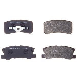 Колодки тормозные задние дисковые к-кт для Citroen C4 Aircross 2012-2017 dfp3247 Double Force