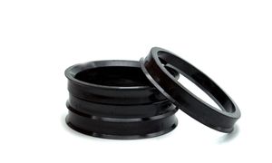 Кольца центровочные 70,1х58,6 BLACK 4 шт высококачественный пластик apu00029bkx SDS Exclusive