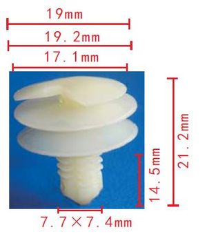 Клипса крепёжная C012; AK777572; 2064891; 9818648; 9883583 AK777572 Autokrep