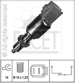 Датчик включения стопсигнала для Honda Accord V 1996-1998 7.1062 Facet