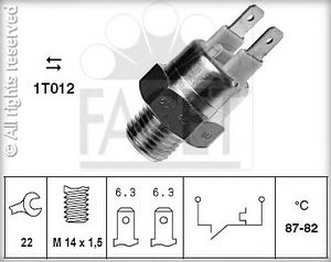 Датчик вкл.вентилятора 2х конт для Volvo 340/360 1984-1991 7.5146 Facet