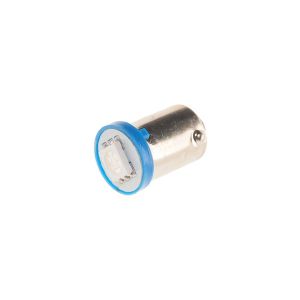 Автолампа T4W (BA9s) 1 SMD 5050 BLUE 6лм 12V MEGAPOWER /10 /100 OLD m90124b Megapower