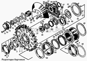 Козырек Т-170/130/10 борт. редуктора 15-19-15 151915 ЧТЗ