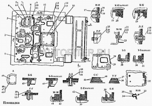Уплотнение (резина губчатая) си 7004072221 ЧТЗ