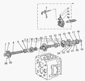 Стакан подшипника вторичного вала МТЗ-82//арт.50-1701255 501701255 МТЗ