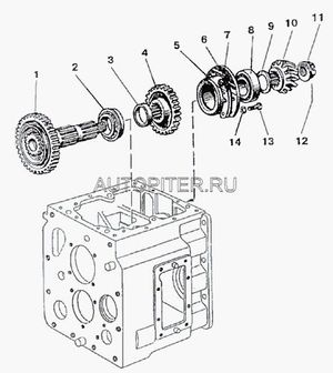 Стакан подшипника вторичного вала МТЗ-82//арт.50-1701255 501701255 МТЗ