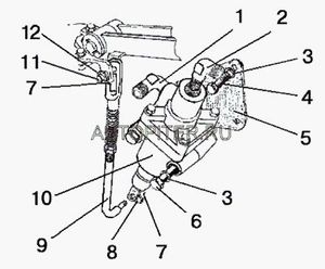 Тяга на тормозной кран МТЗ РУП МТЗ, 00058875 803514130 МТЗ