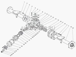 шестерня редуктора!\ МТЗ-320 8264714417 МТЗ