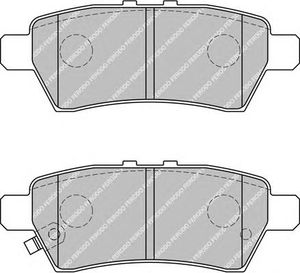 Колодки тормозные задние дисковые к-кт для Nissan Pathfinder (R51) 2005-2014 FDB1882 Ferodo