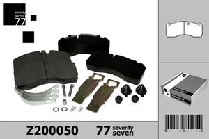 Колодки тормозные дисковые, комплект - Man M2000, Iveco EuroCargo (2000-) z200050 77 Seventy Seven