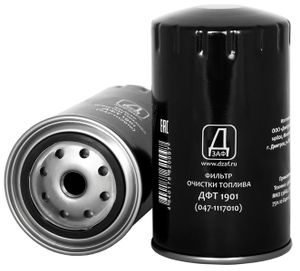 Фильтр топливный ДФТ 1901, ДФТ1901(7511.1117075, 047-1117010), для дв. ЯМЗ, размер H170xD96x М18х1,5