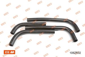 Патрубок отопителя ГАЗель дв. ЗМЗ 402 (к-т 4 шт.) KIT++ 108zr32 Kit++