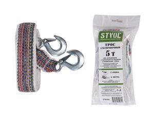 Трос буксировочный 5,0т 2 крюка, 4 метра STVOL