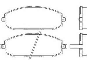 Комплект тормозных колодок, дисковый тормоз P 56 041 Brembo