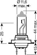 Лампа накаливания, фара дальнего света 64210CBI Osram