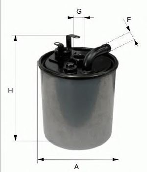 Топливный фильтр PP841/5 Filtron