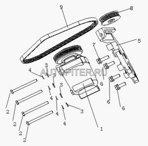 Кронштейн кондиционера для Geely MK Cross 2011>MK 2008-2015 1018002691 Geely