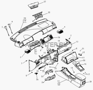 Датчик света контакта 1067000032 Geely