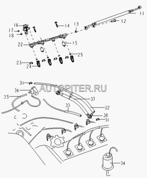 Шланг вентиляции(дервейс) ORIGINAL склад GEELY 1086001192 Geely
