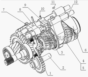 Направляющее устройство КПП 3170205601 Geely