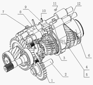 Направляющее устройство КПП 3170205601 Geely