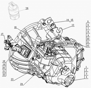 Сальник привода датчика скорости Geely CK, MK 3380209001 Geely