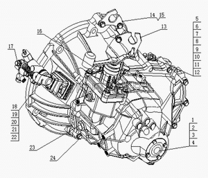 Сальник привода датчика скорости Geely CK, MK 3380209001 Geely