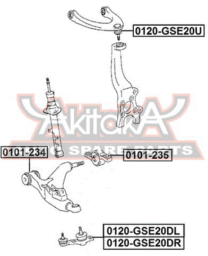 Подвеска 0101235 Asva