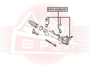 САЙЛЕНТБЛОК РУЛЕВОЙ РЕЙКИ TOYOTA KUN23560 GGN50 0101kun25s1 Asva