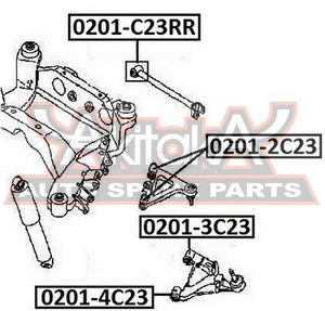 Подвеска 0201C23RR Asva