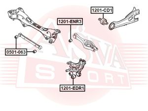 САЙЛЕНТБЛОК ЦАПФЫ ЗАД 1201edr1 Asva