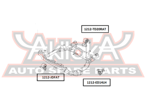 Подушка ДВС 1212td20rat Asva