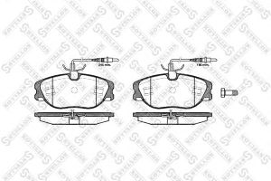 Комплект тормозных колодок, дисковый тормоз 316 044B-SX Stellox