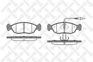 Комплект тормозных колодок, дисковый тормоз 472 002B-SX Stellox