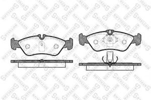 Колодки тормозные задние дисковые к-кт для VW LT II 1996-2006 591 000B-SX Stellox